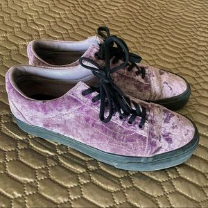 Crushed Velvet Vans W9